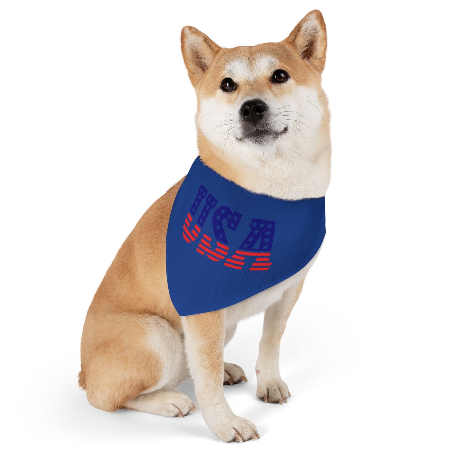 Princess Grace Patriotic Pet Bandana Collar USA Design for Dogs