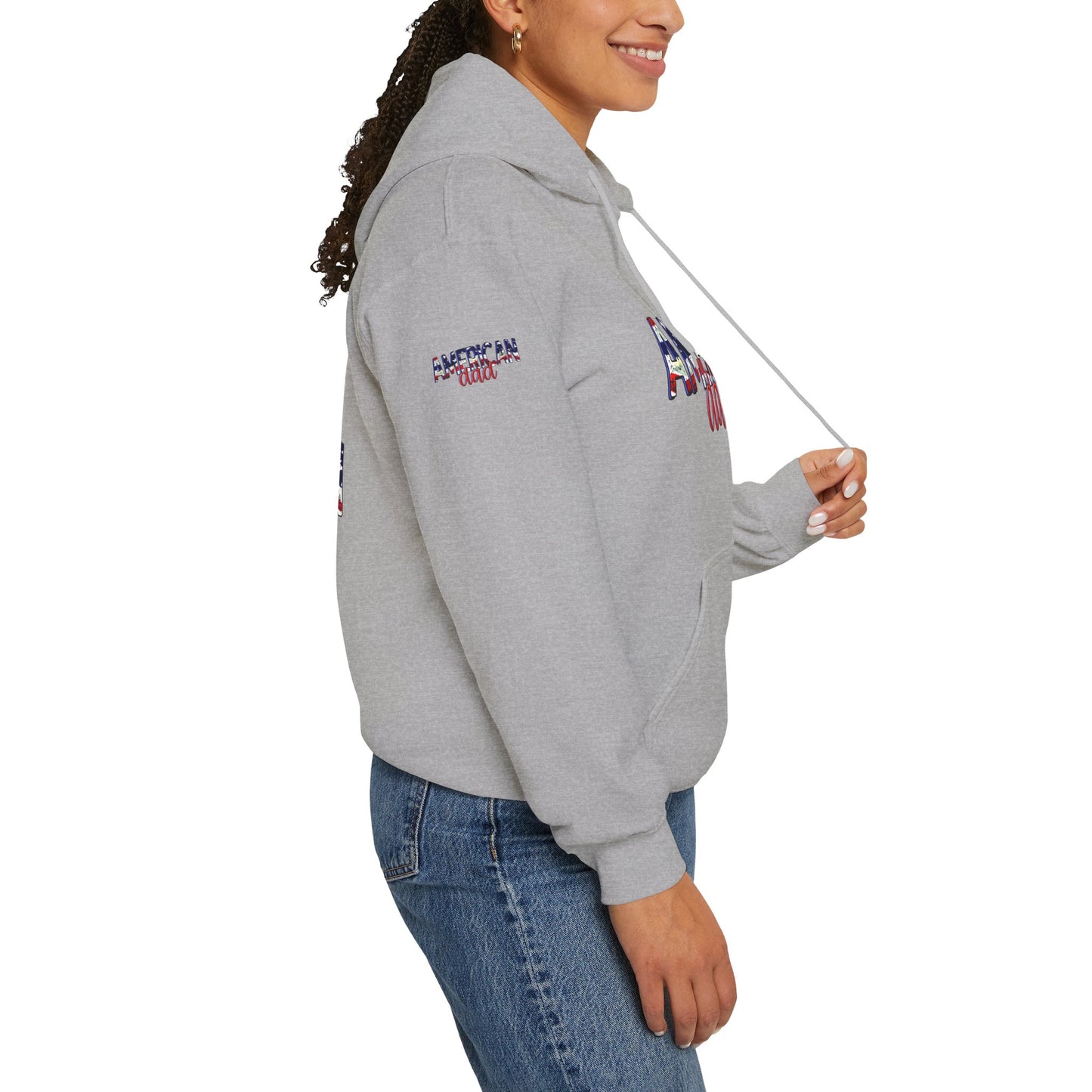 Princess Grace Patriotic American Dad Hooded Sweatshirt