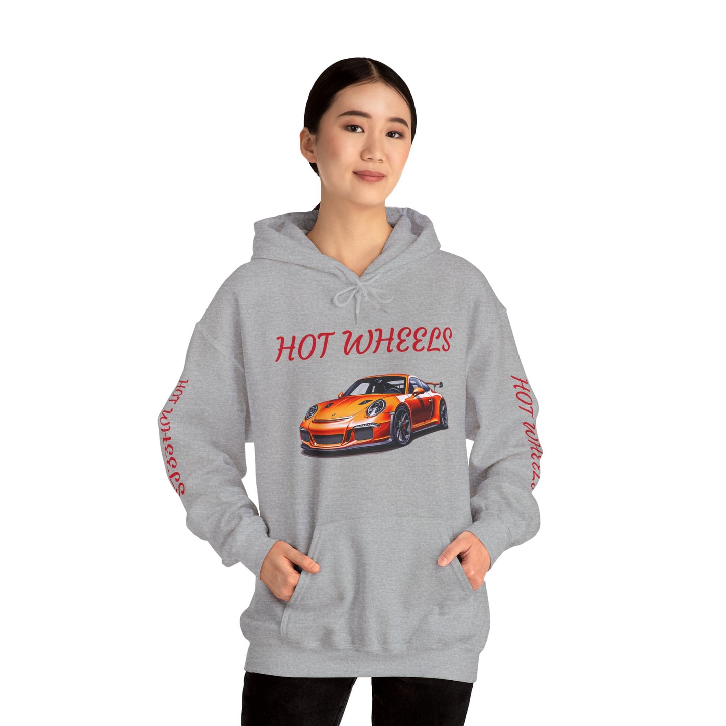 Princess Grace Hot Wheels Unisex Heavy Blend Hooded Sweatshirt Perfect for Car Enthusiasts Ideal Gift for Birthdays and Celebrations