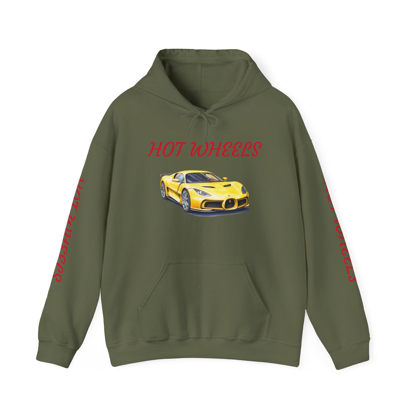 Princess Grace Hot Wheels Unisex Hooded Sweatshirt Racing Style for Car Enthusiasts