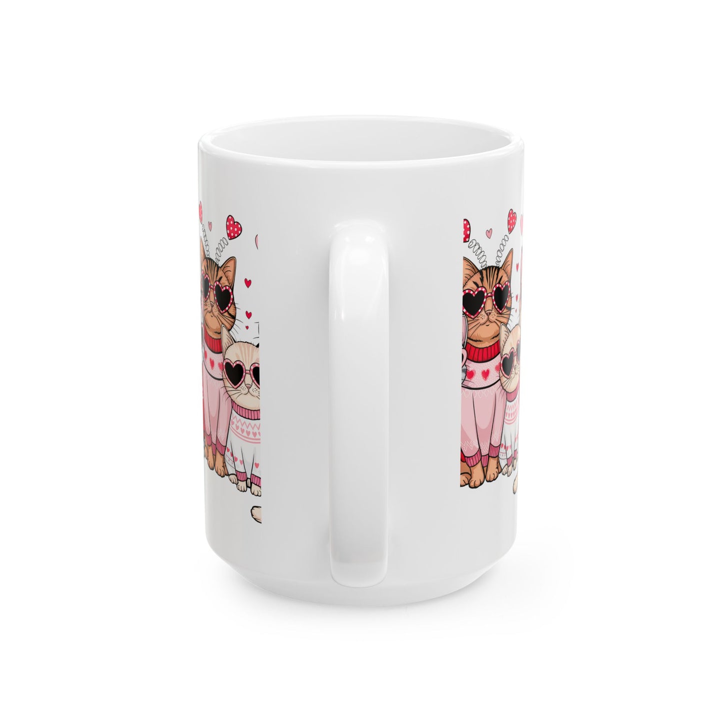 Princess Grace Cute Cat Lovers Ceramic Mug 11oz & 15oz Valentine's Day Gift