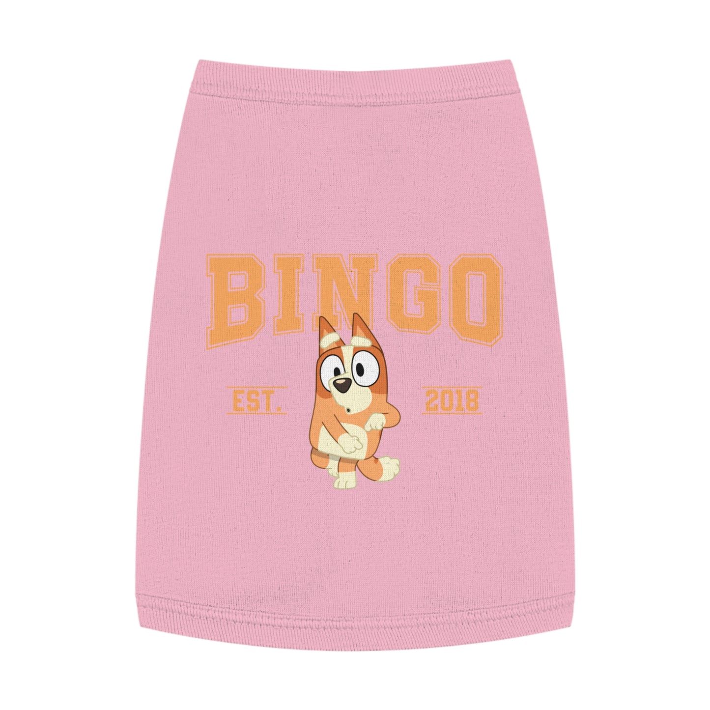 Princess Grace BLUEY Cute Pet Tank Top Bingo Design for Dogs Perfect Summer Outfit