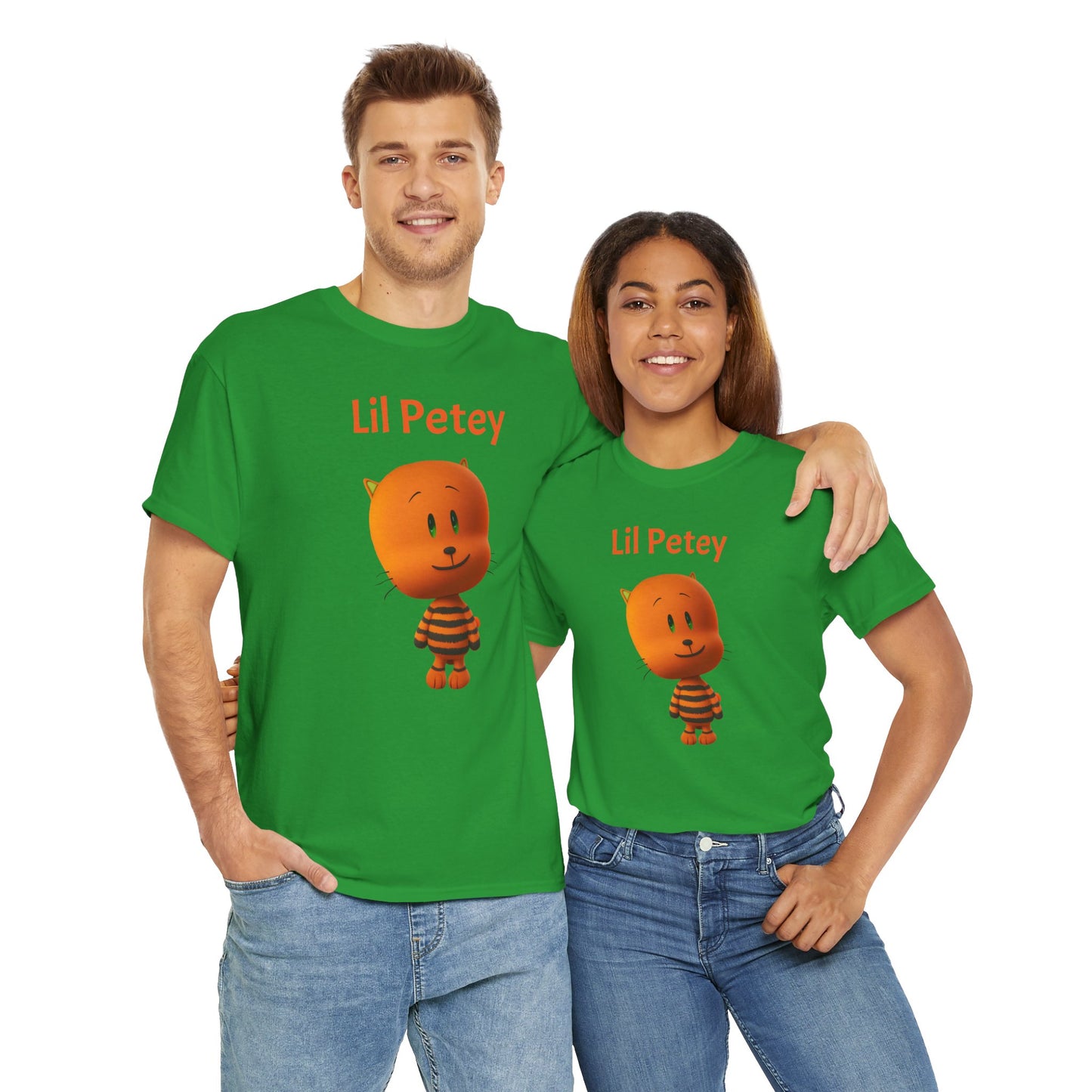 Princess Grace Lil Petey Unisex Heavy Cotton Tee Fun & Playful Cartoon T-Shirt for Kids and Adults