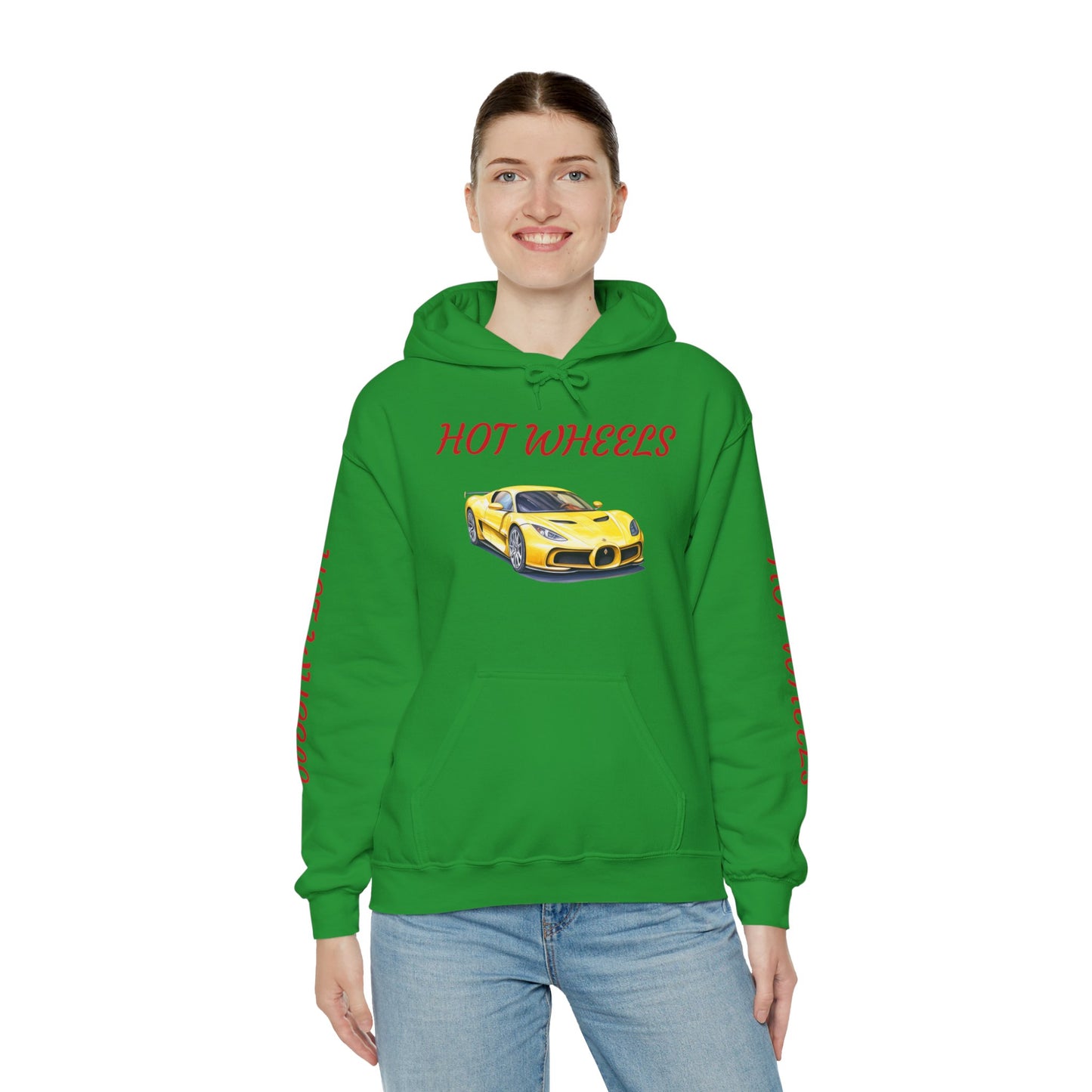 Princess Grace Hot Wheels Unisex Hooded Sweatshirt Racing Style for Car Enthusiasts