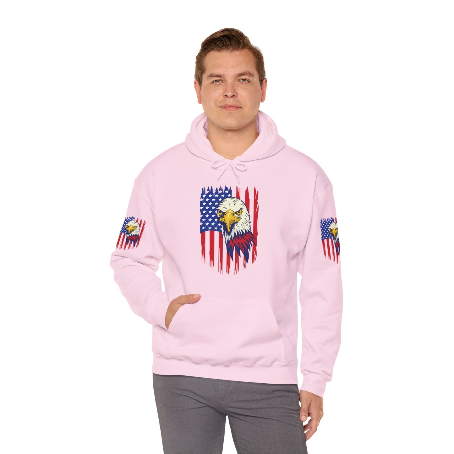 Princess Grace Patriotic Eagle Unisex Heavy Blend Hoodie