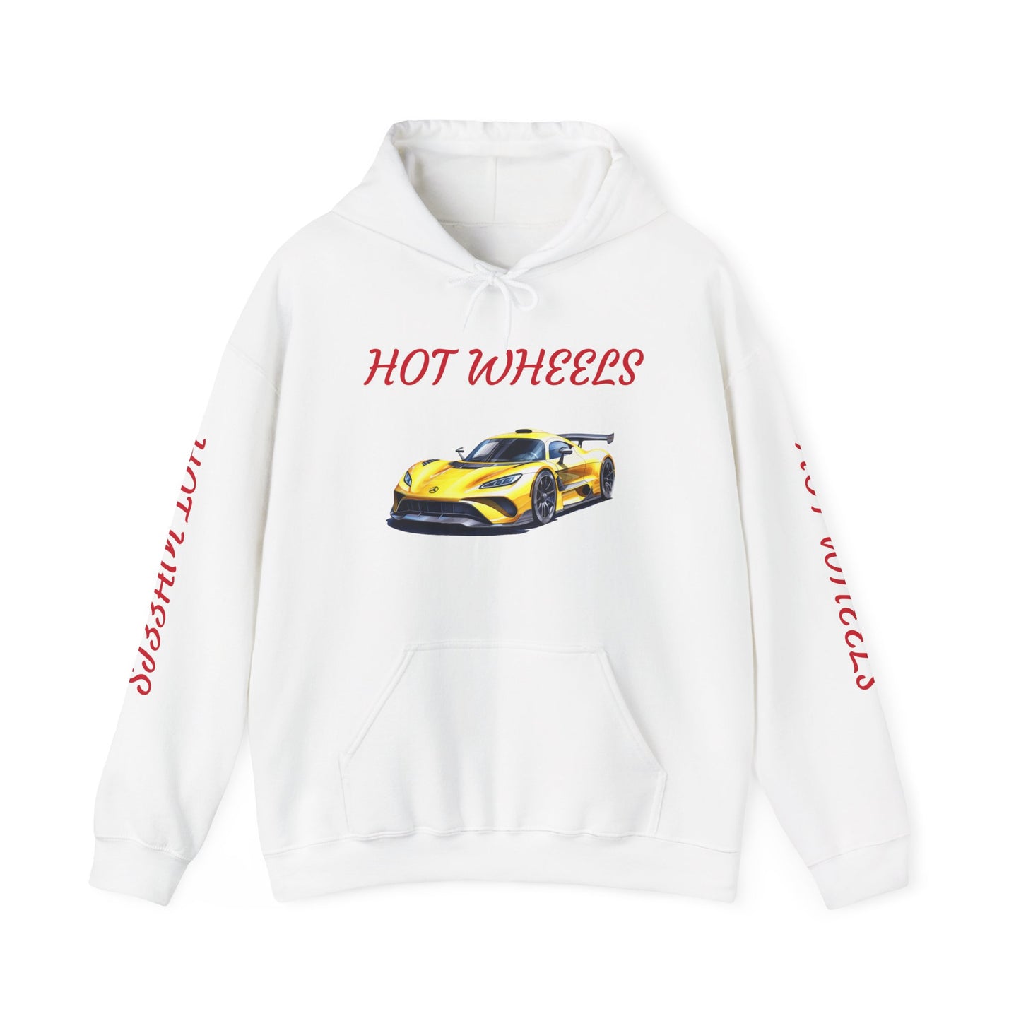 Princess Grace Hot Wheels Unisex Hooded Sweatshirt Stylish Car Graphic with Bold Text