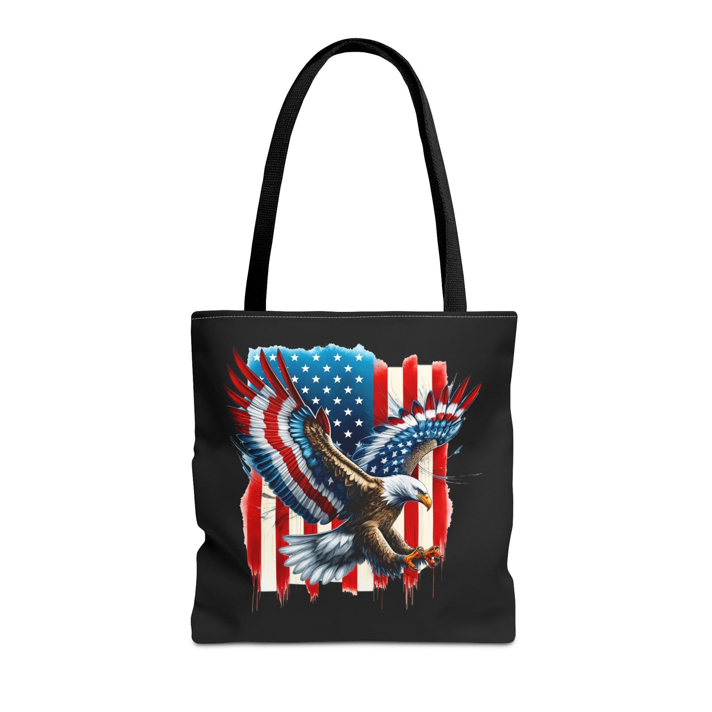 Princess Grace Patriotic Eagle Tote Bag American Flag Design