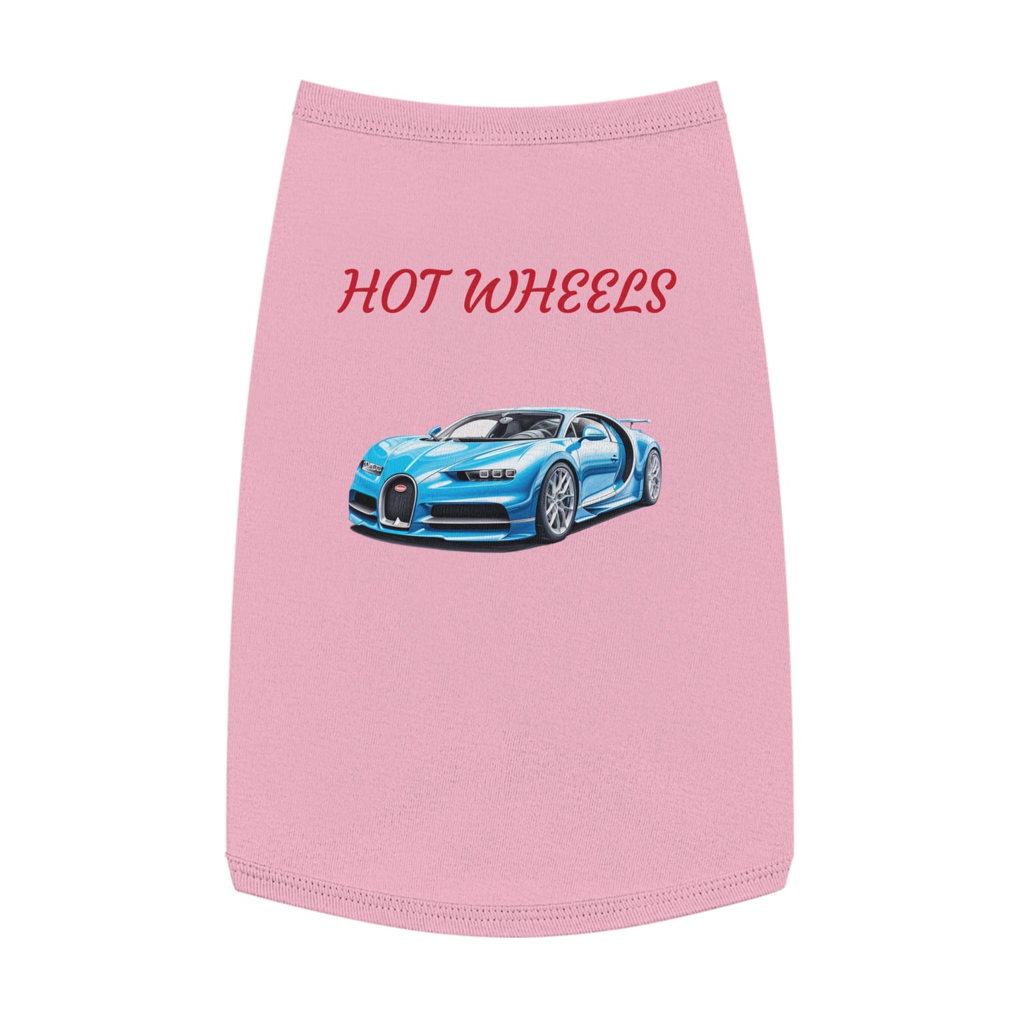 Princess Grace Hot Wheels Pet Tank Top Sporty Style for Car Lovers