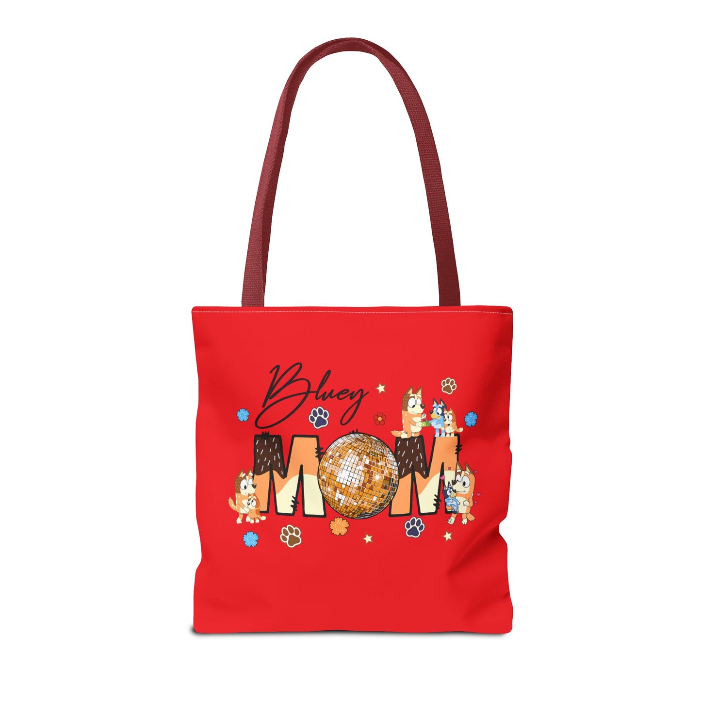 Princess Grace Bluey Mom Disco Tote Bag Perfect Gift for Moms and Pet Lovers