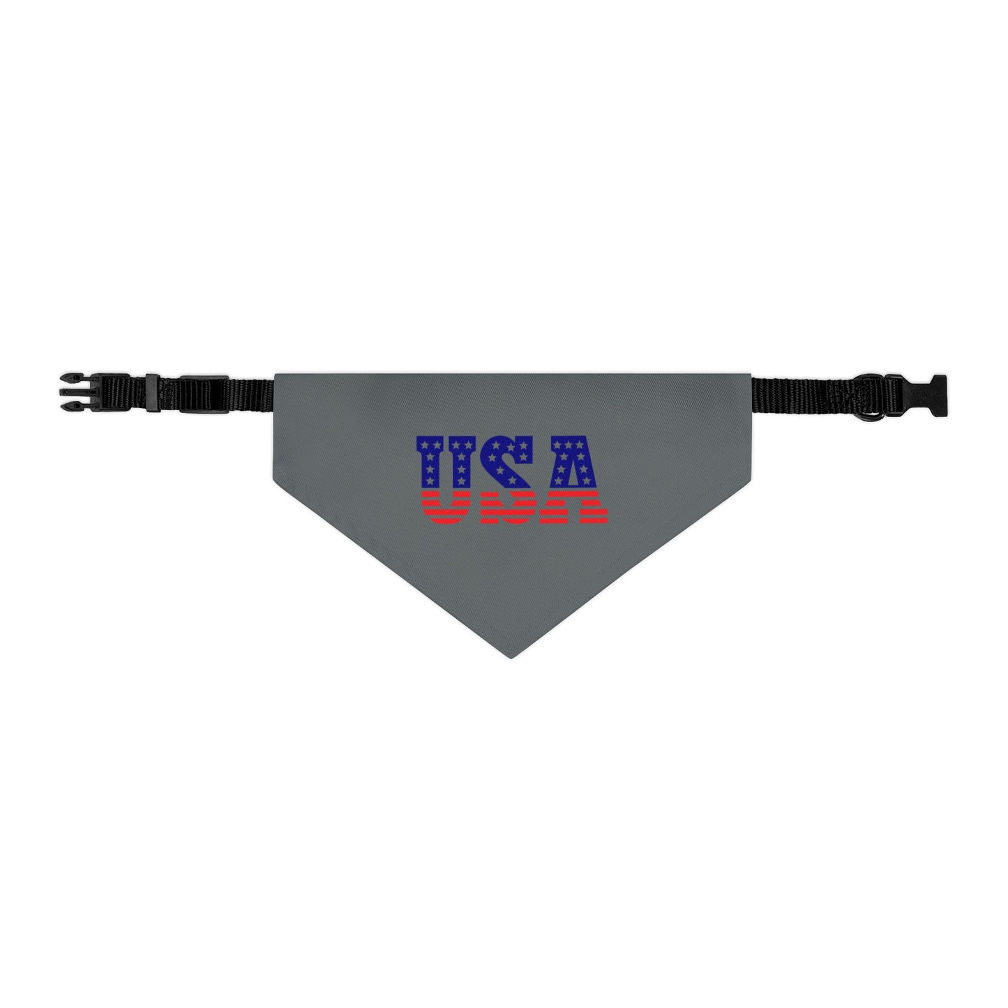 Princess Grace Patriotic Dog Bandana Collar USA Flag Design