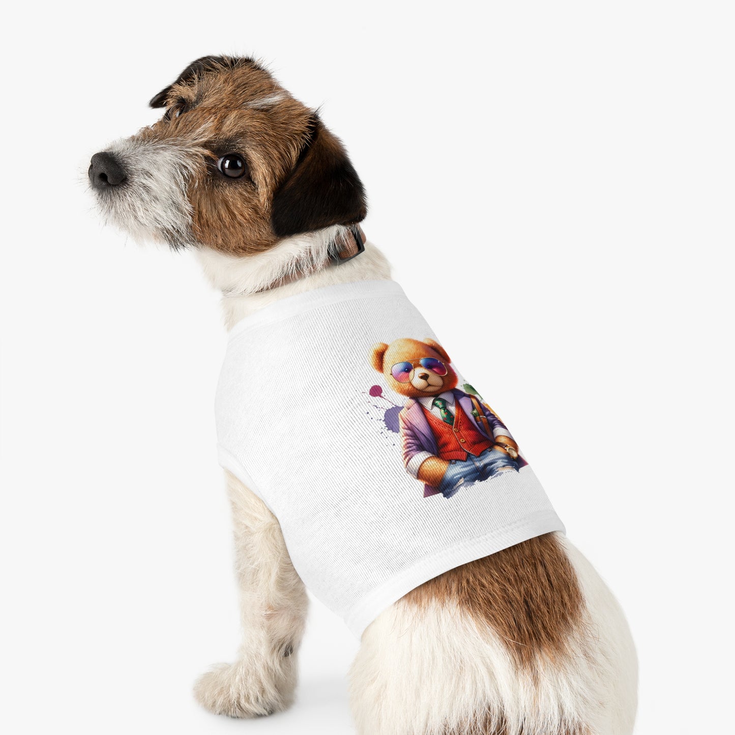 Princess Grace CUTE Stylish Pet Tank Top Trendy Bear Design for Small Dogs & Cats