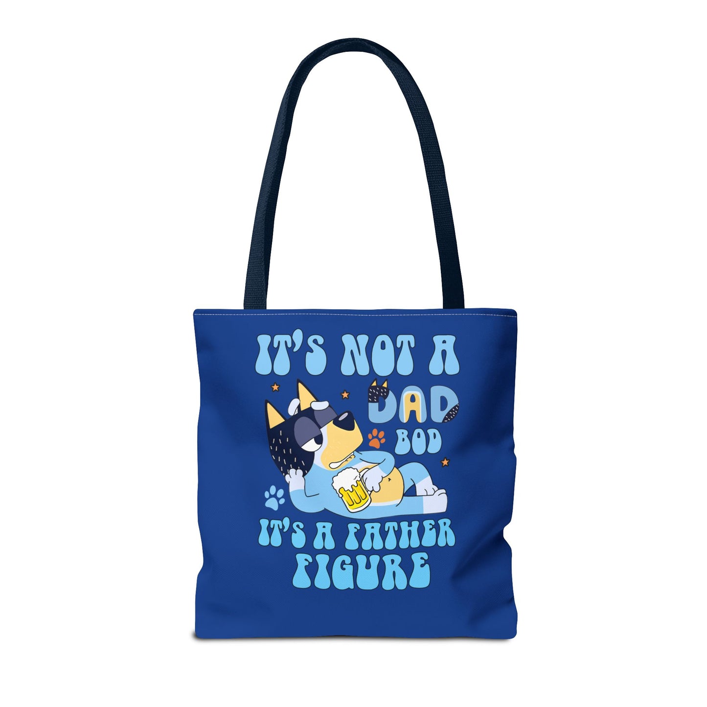 Princess Grace Funny Father Figure Tote Bag Perfect Gift for Dads