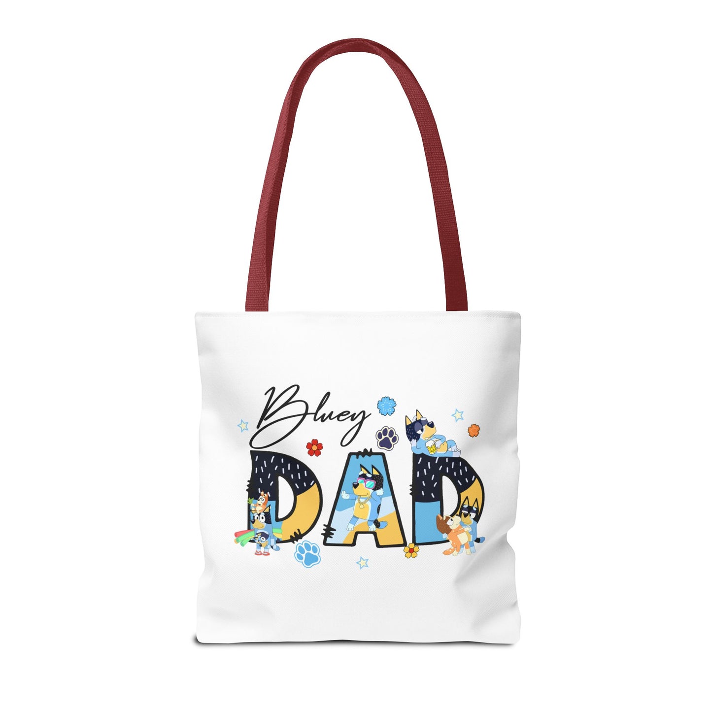 Princess Grace Bluey Dad Tote Bag Fun & Playful Accessory for Dog Lovers