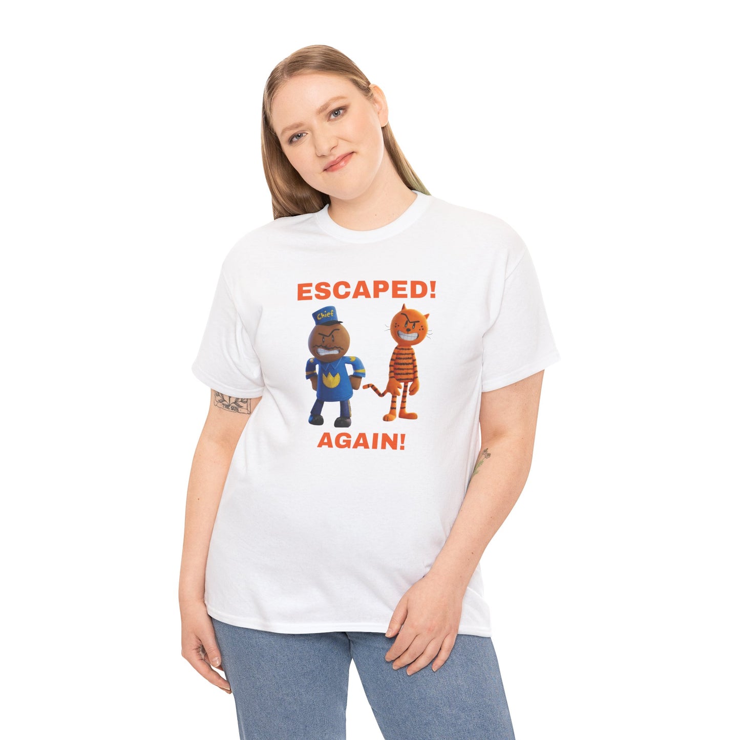 Princess Grace Humorous Escaped Again Unisex Heavy Cotton Tee
