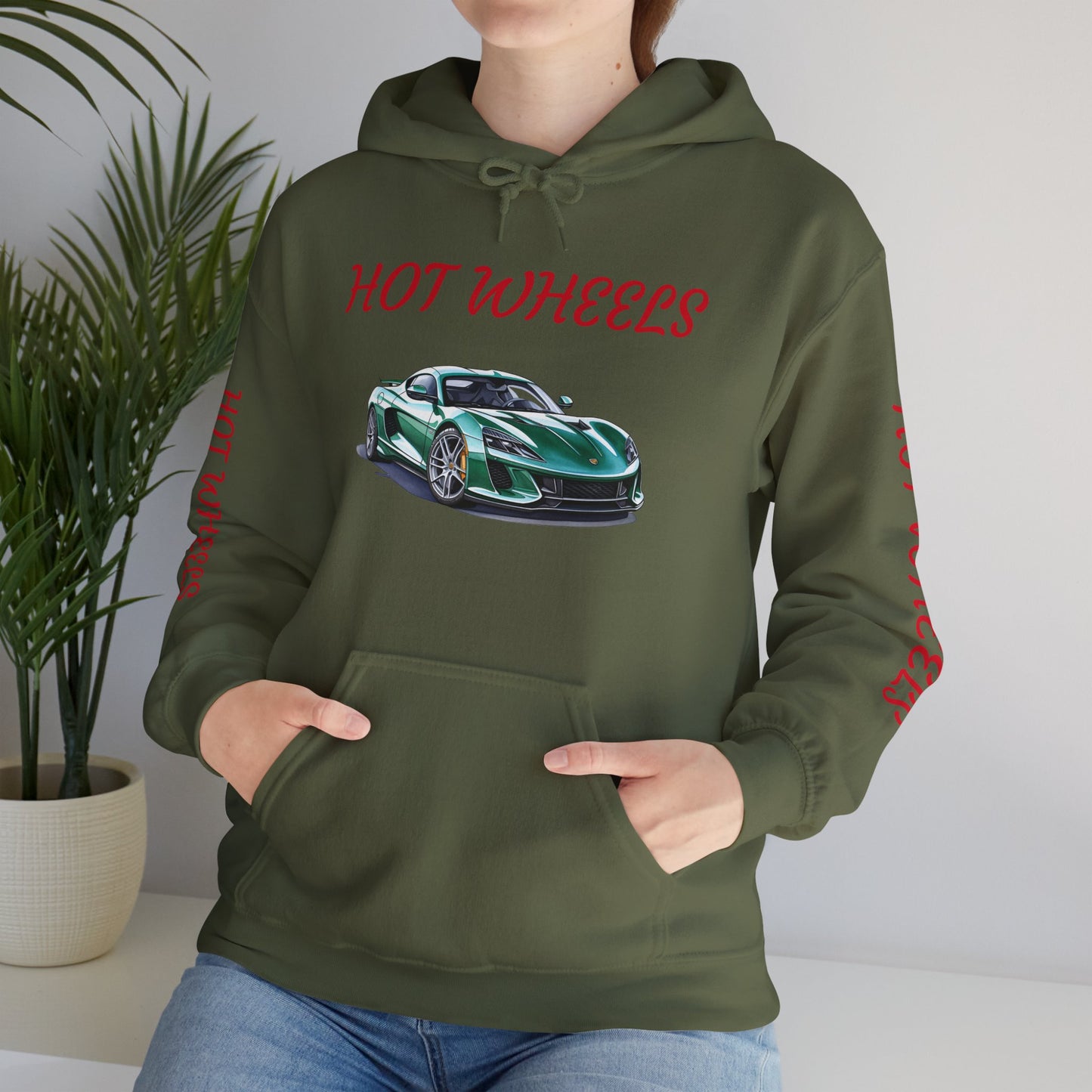 Princess Grace Hot Wheels Automotive Hoodie for Car Enthusiasts Unisex Heavy Blend Sweatshirt