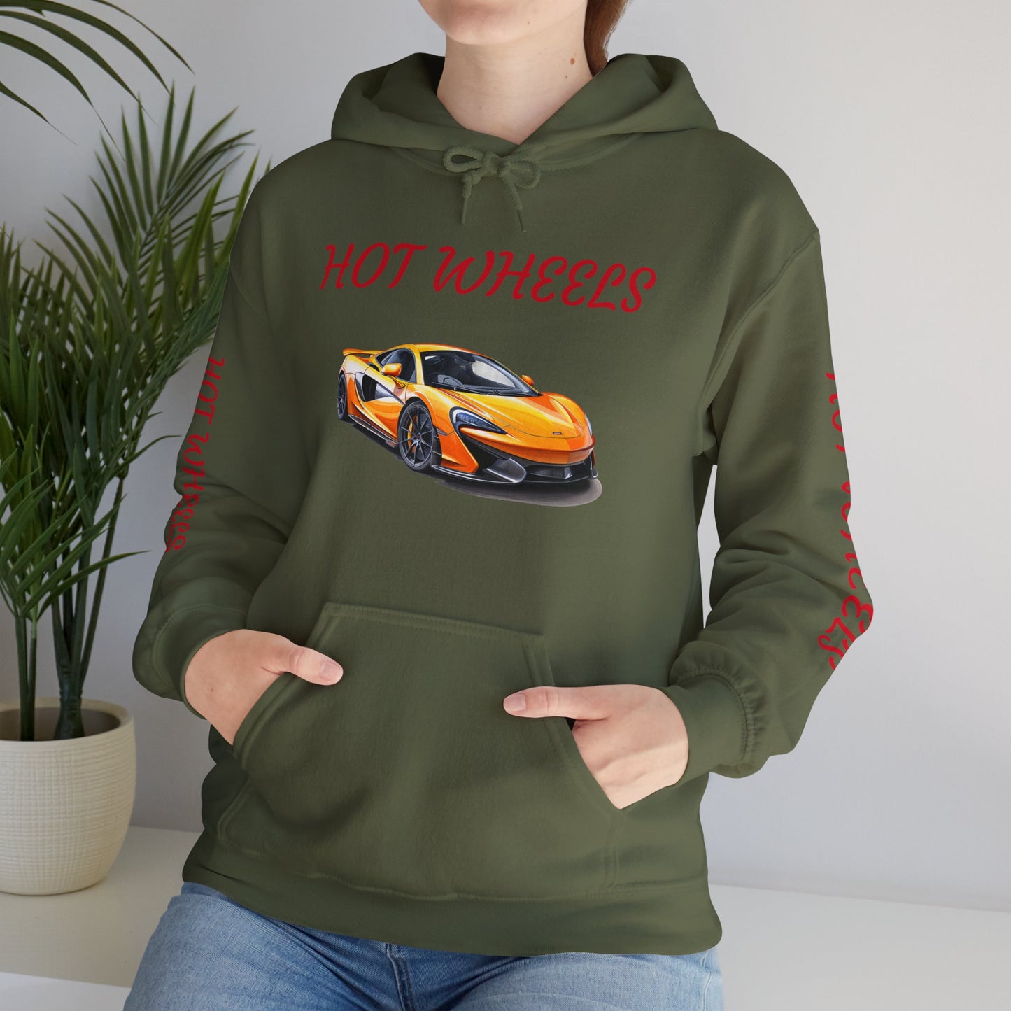 Hot Wheels Unisex Hoodie - Stylish Car Design for Auto Enthusiasts