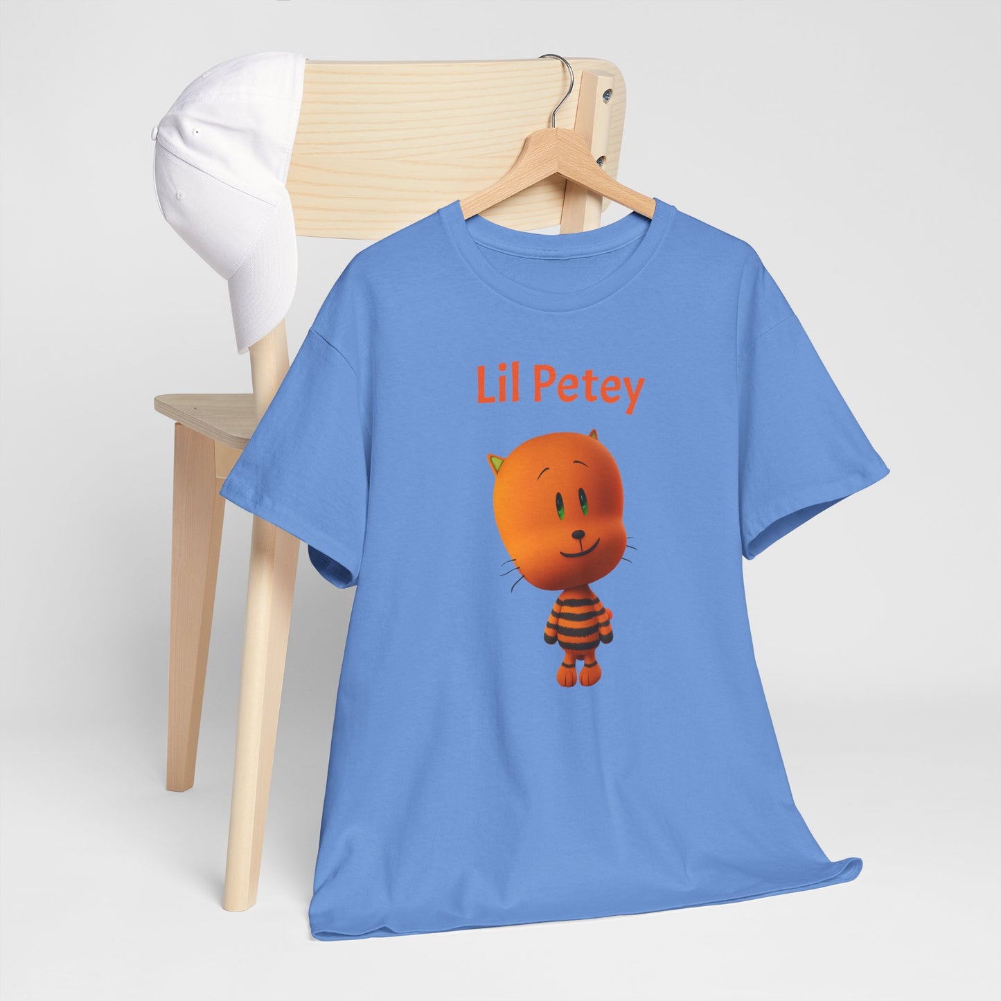 Princess Grace Lil Petey Unisex Heavy Cotton Tee Fun & Playful Cartoon T-Shirt for Kids and Adults