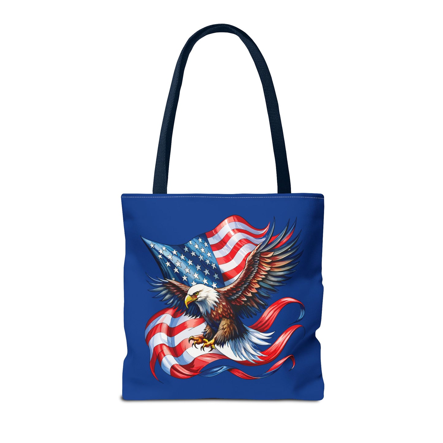 Princess Grace Patriotic Eagle Tote Bag American Flag Design