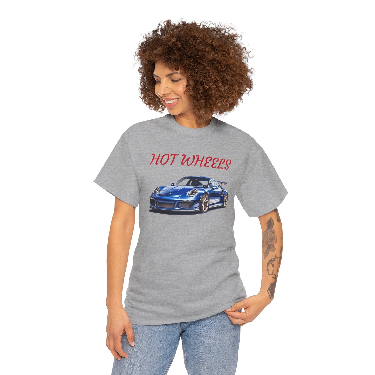 Princess Grace Cool Hot Wheels Unisex Heavy Cotton Tee Perfect Gift for Car Lovers