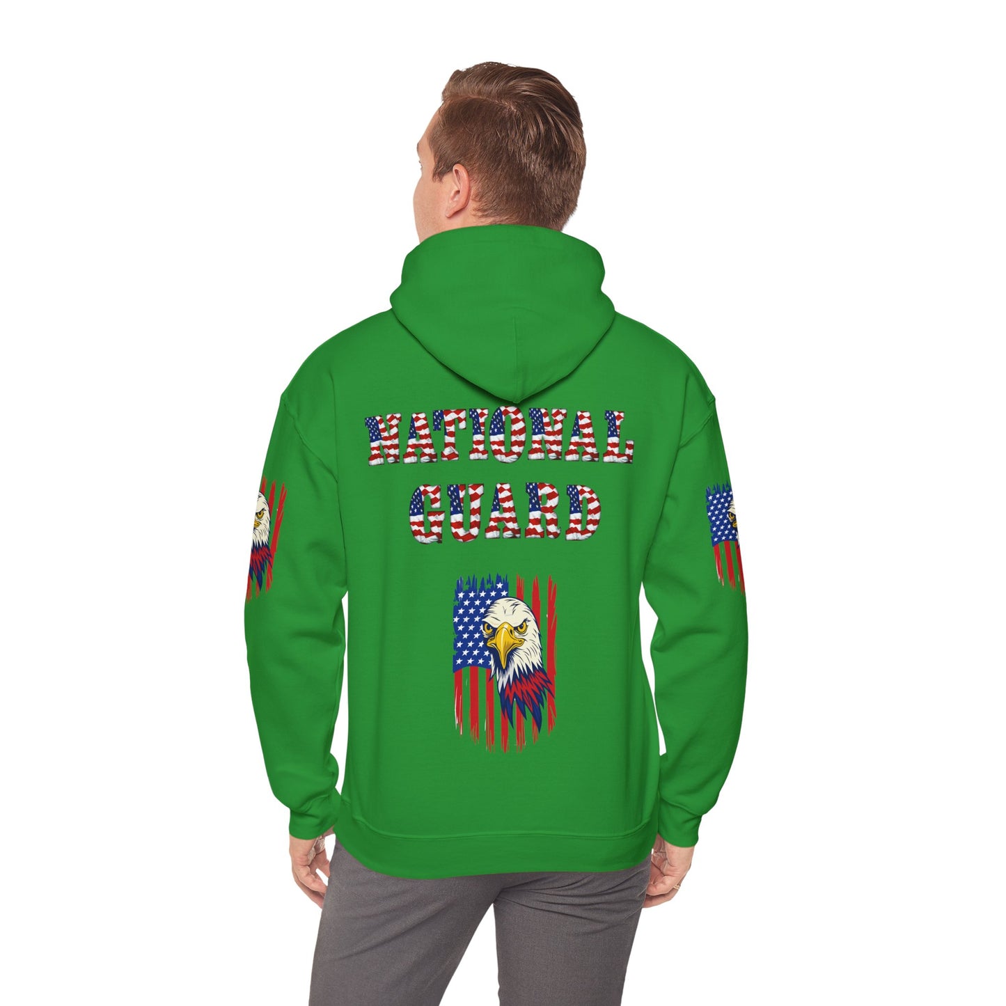 Princess Grace National Guard Patriotic Hoodie Unisex Heavy Blend Sweatshirt