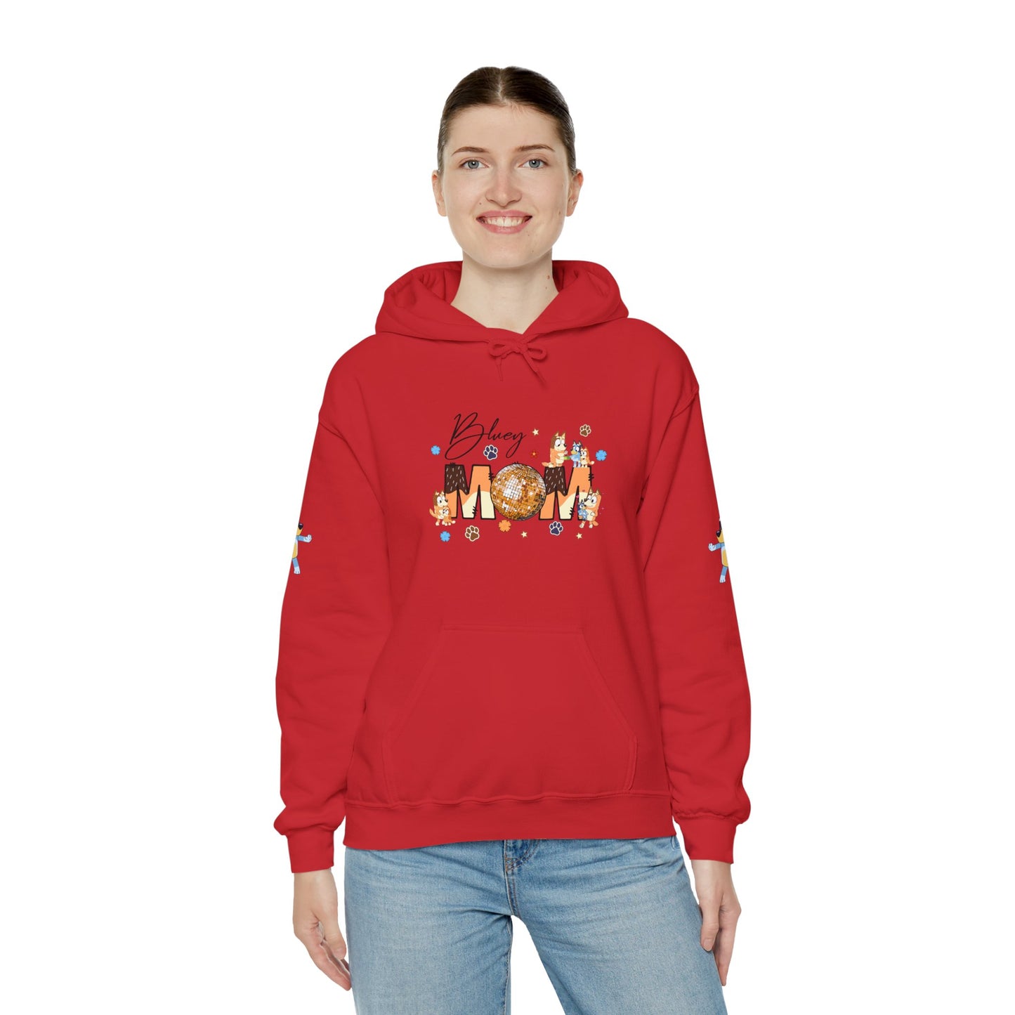 Princess Grace Bluey Blissful Mom Unisex Heavy Blend Hoodie Celebrate Motherhood with Style