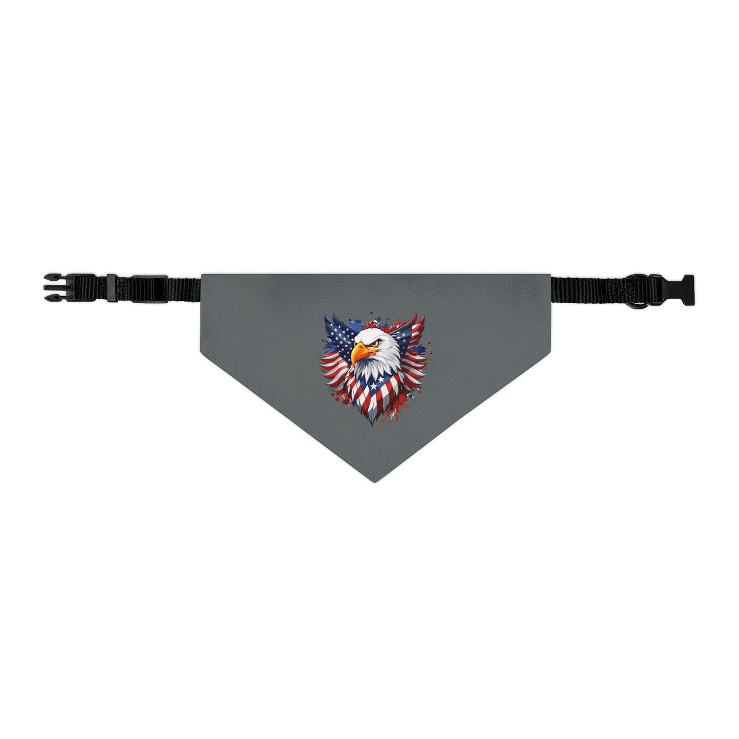 Princess Grace Patriotic Eagle Pet Bandana Collar Independence Day Dog Accessory