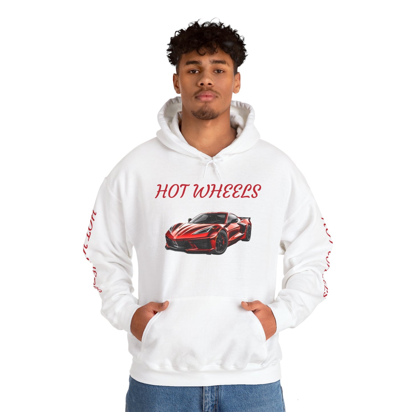 Princess Grace Hot Wheels Unisex Hooded Sweatshirt Stylish Car Graphic Sweatshirt for Car Enthusiasts