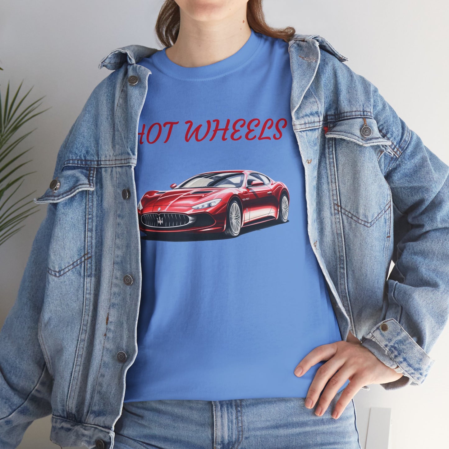 Princess Grace Cool Hot Wheels Unisex Heavy Cotton Tee Perfect for Car Enthusiasts