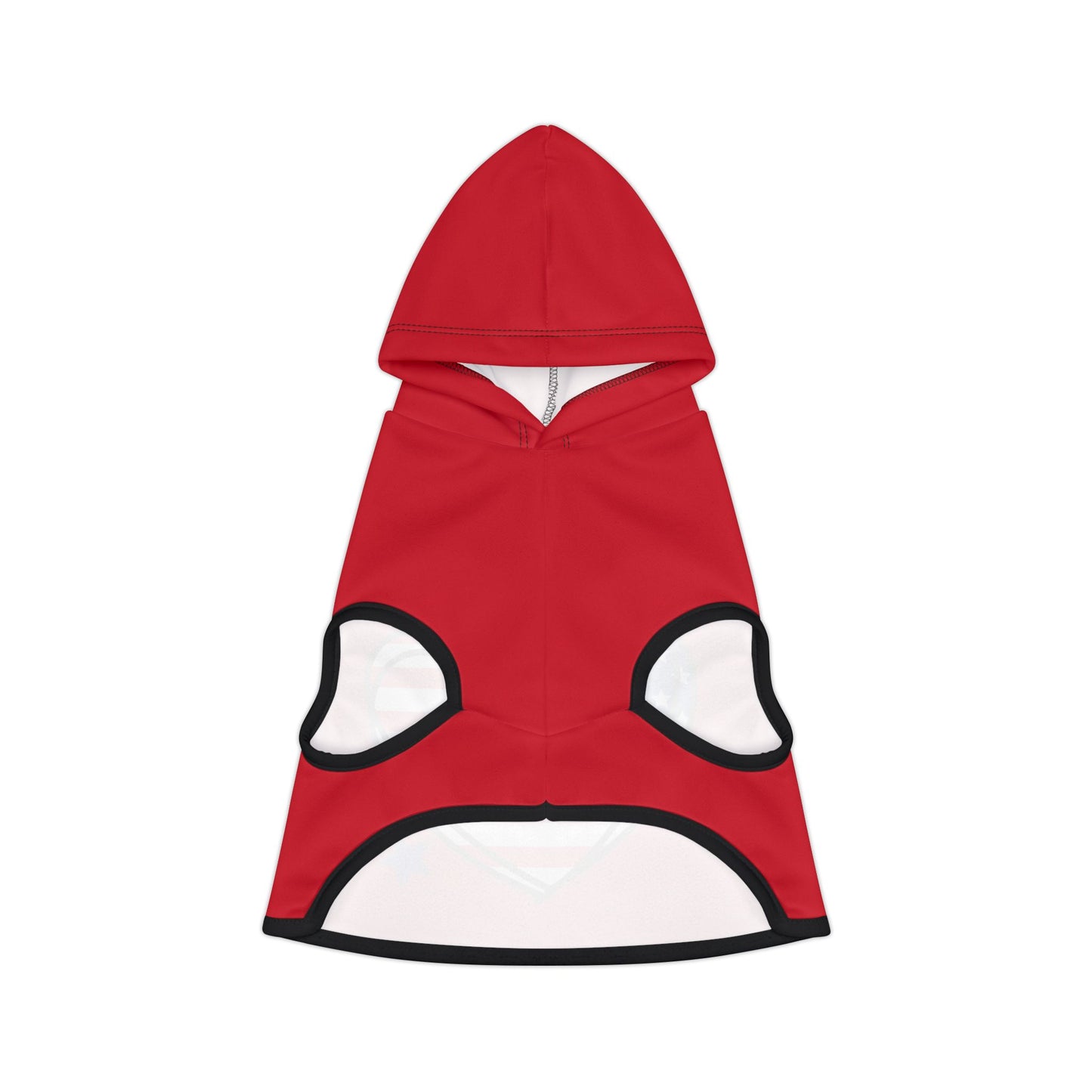 Princess Grace Patriotic Pet Hoodie Red Heart Design for Dogs
