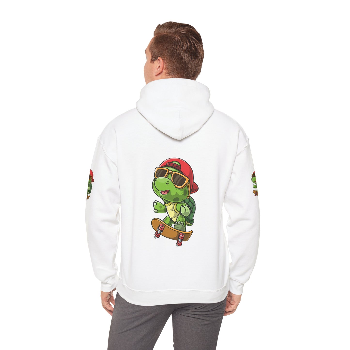 Princess Grace Cool Skateboarding Turtle Unisex Hoodie Fun and Stylish