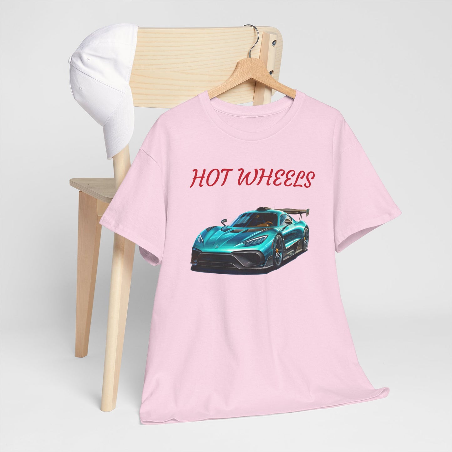 Princess Grace Hot Wheels Unisex Heavy Cotton Tee Cool Car Graphic T-Shirt for Automotive Enthusiasts