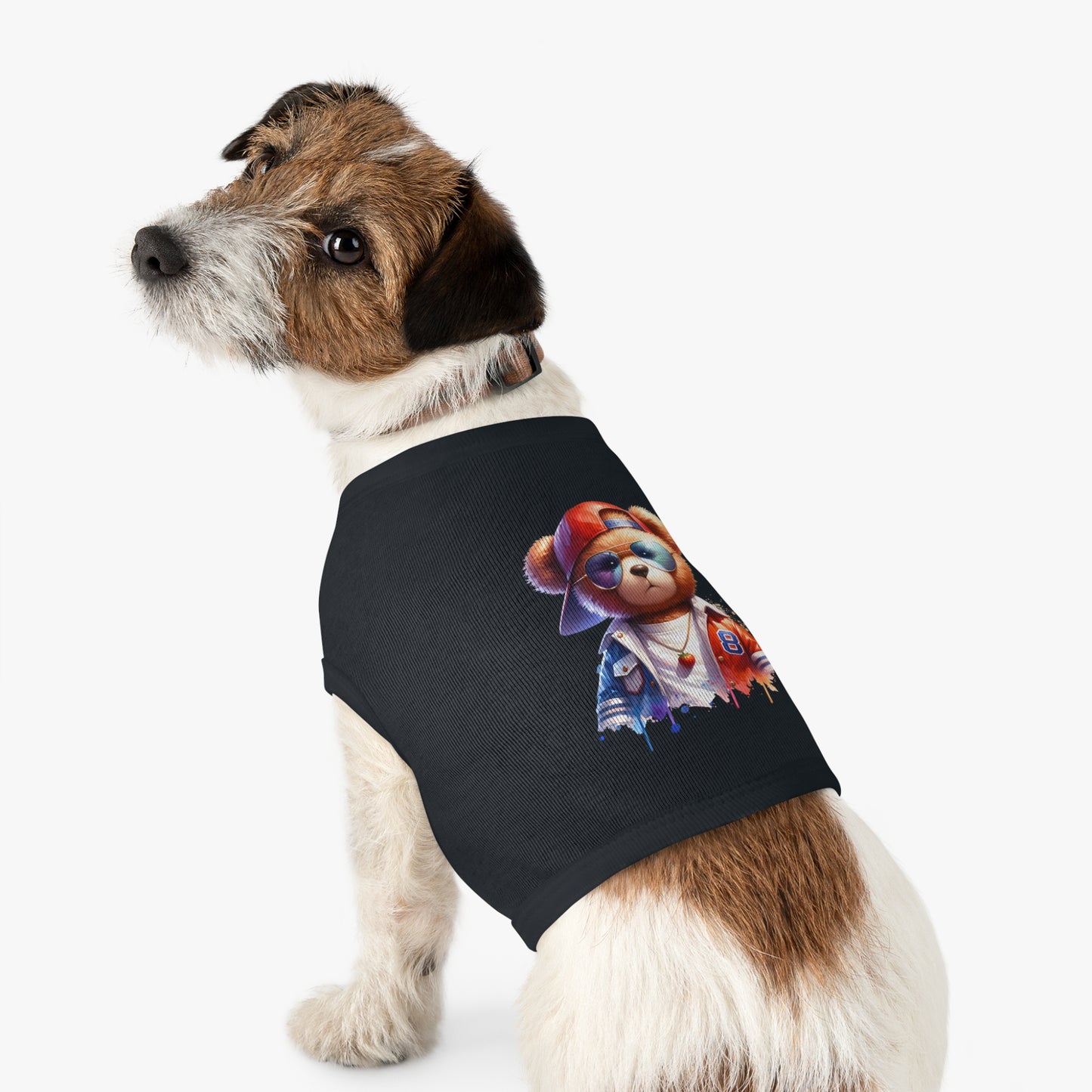 Princess Grace CUTE Cool Bear Pet Tank Top Stylish Dog Apparel for Fun Outings