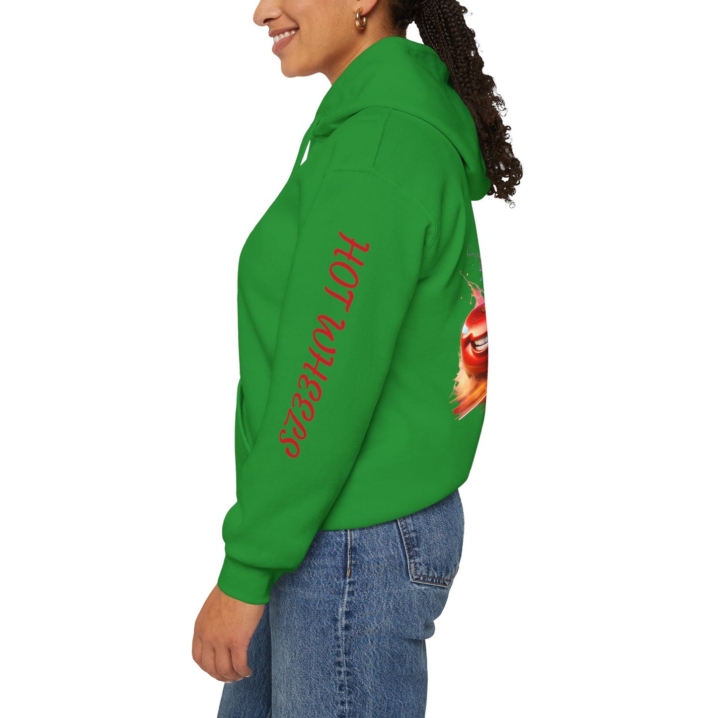 Princess Grace Hot Wheels Unisex Heavy Blend Hooded Sweatshirt Fun and Colorful Racing Design