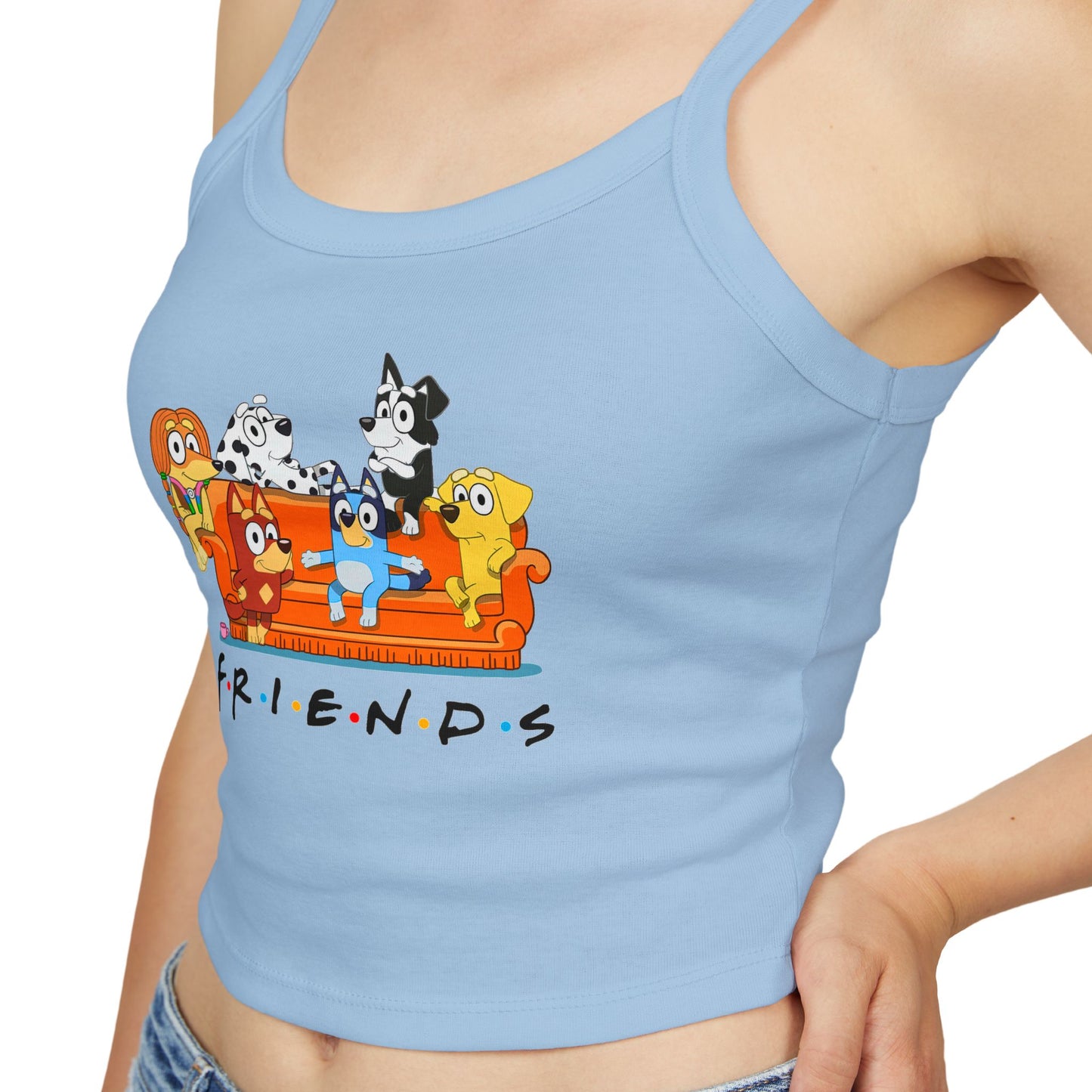 Princess Grace Bluey & Friends Women's Spaghetti Strap Tank Top