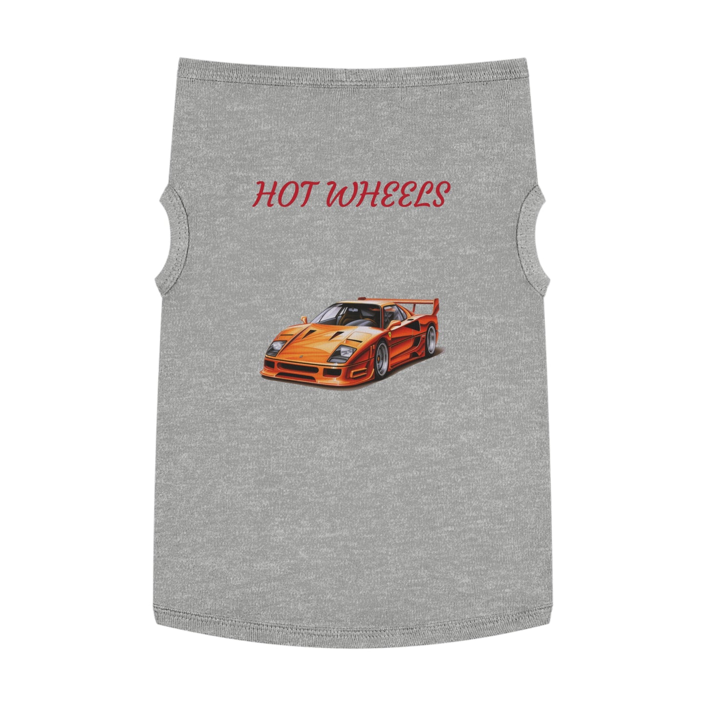Princess Grace Hot Wheels Cool Car Pet Tank Top Design for Stylish Pets