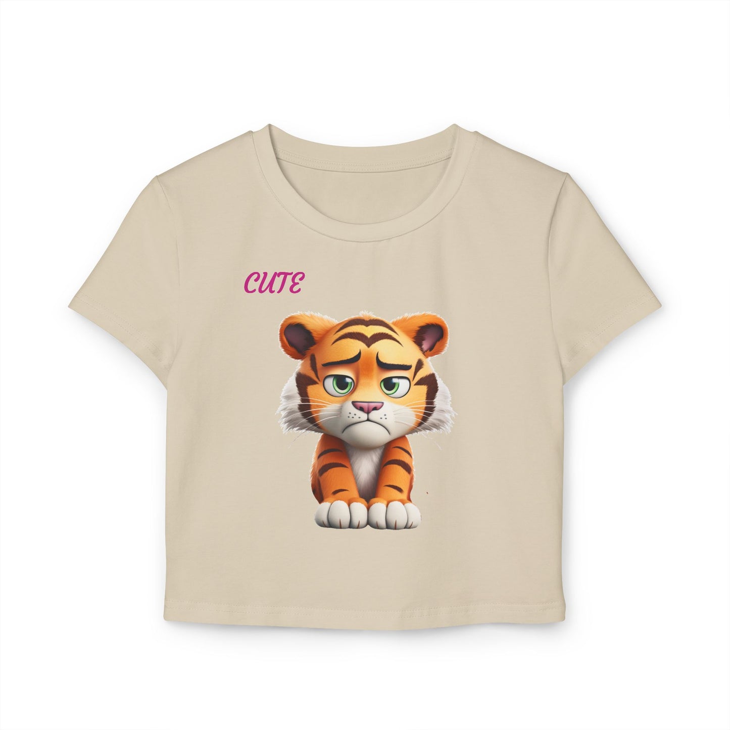 Princess Grace Cute Tiger Women's Baby Tee