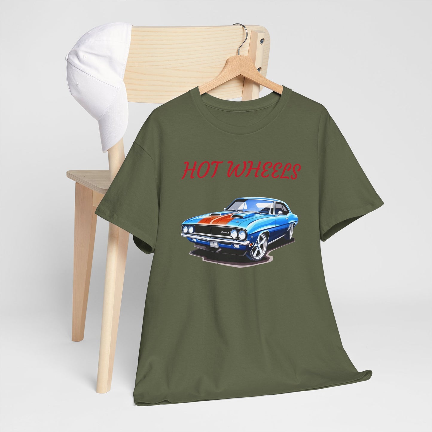 Princess Grace Hot Wheels Unisex Heavy Cotton Tee Classic Car Graphic Tee for Auto Enthusiasts