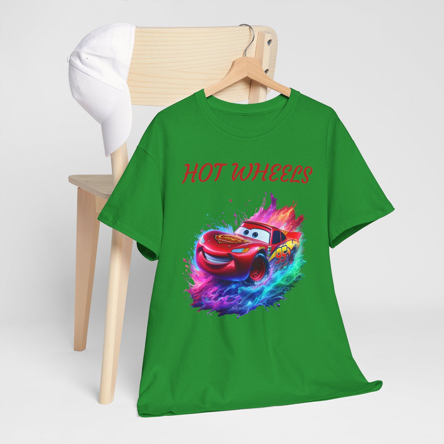 Princess Grace Hot Wheels Unisex Heavy Cotton Tee Vibrant Racing Graphic T-Shirt