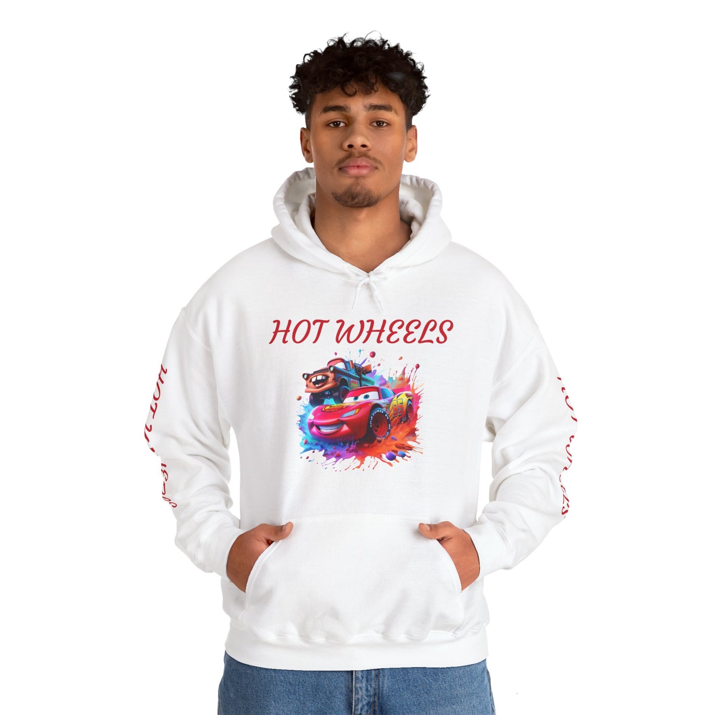 Princess Grace Hot Wheels Unisex Hoodie Retro Racing Design for Kids and Car Enthusiasts