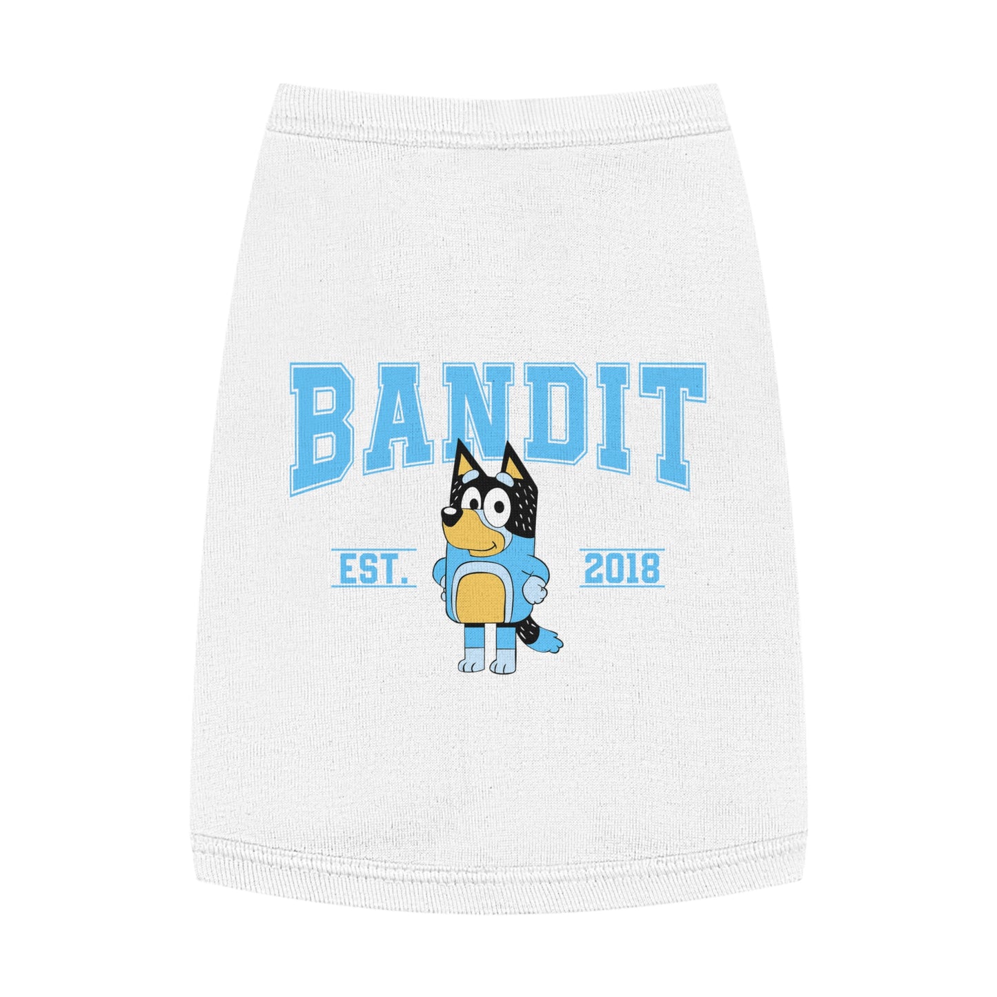 Princess Grace BLUEY Cute Dog Tank Top 'Bandit' Pet Apparel for Stylish Dogs