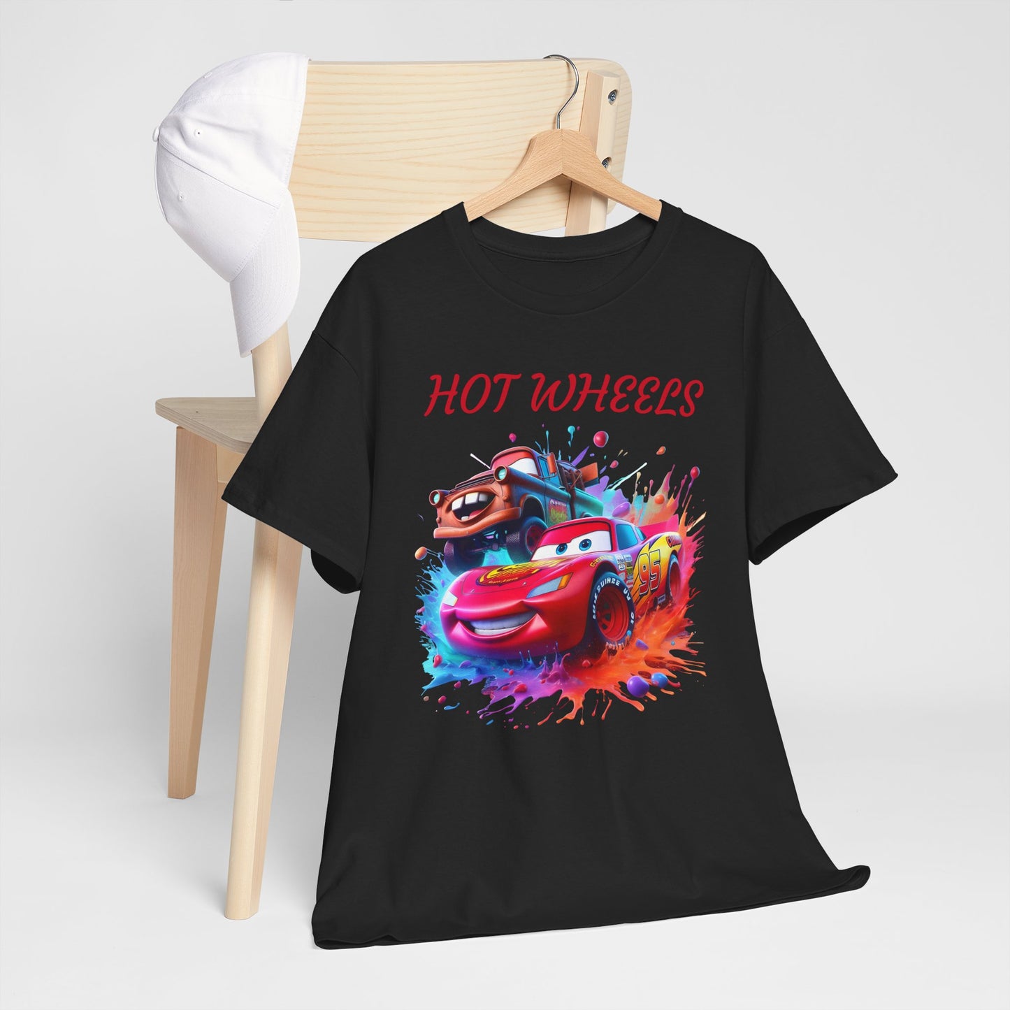 Princess Grace Cool Cars Unisex Heavy Cotton Tee Hot Wheels Graphic Tee for Kids and Adults