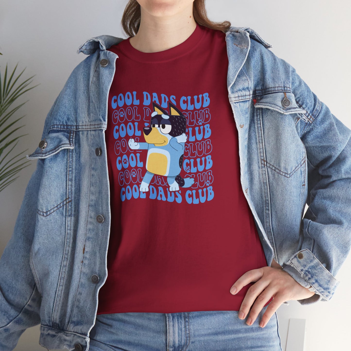 Princess Grace Bluey Cool Dads Club Unisex Heavy Cotton Tee