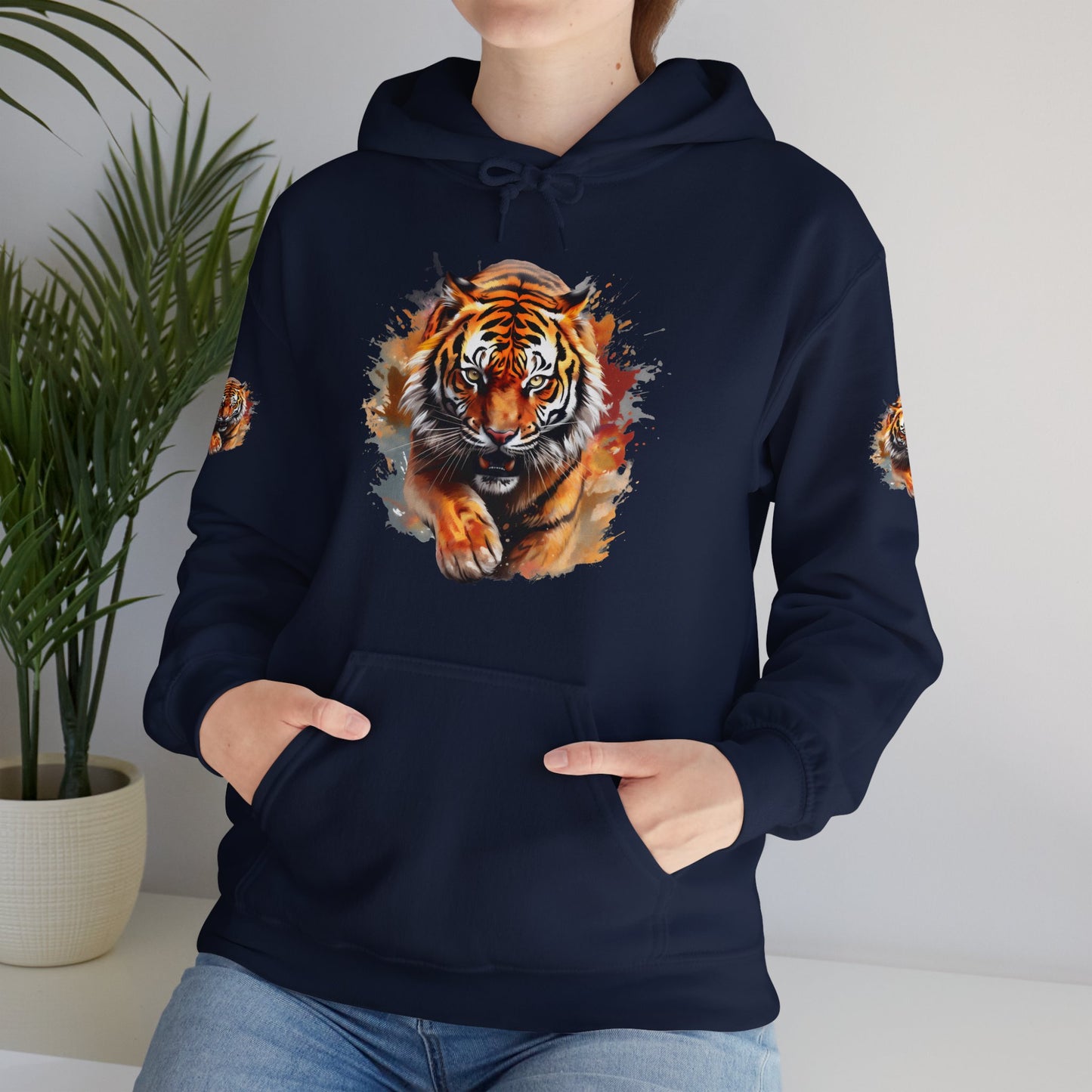 Princess Grace Fierce Tiger Graphic Unisex Heavy Blend Hoodie