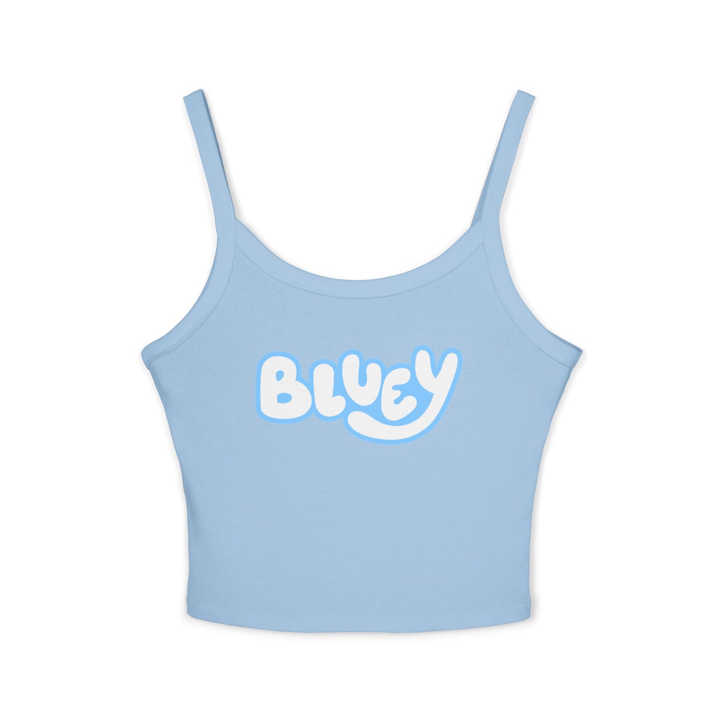 Princess Grace Bluey Spaghetti Strap Tank Top for Women Cute Cartoon Graphic