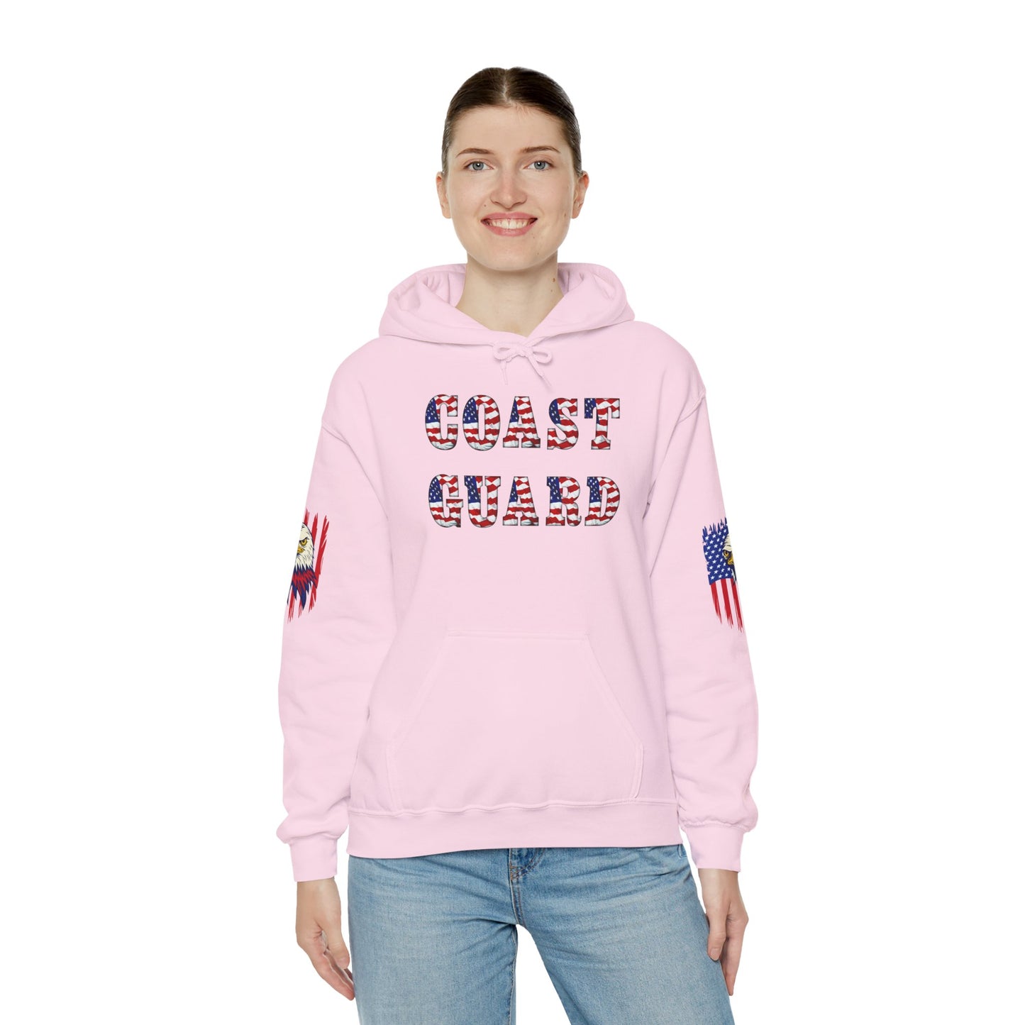 Princess Grace Patriotic Coast Guard Sweatshirt Unisex Heavy Blend Hoodie