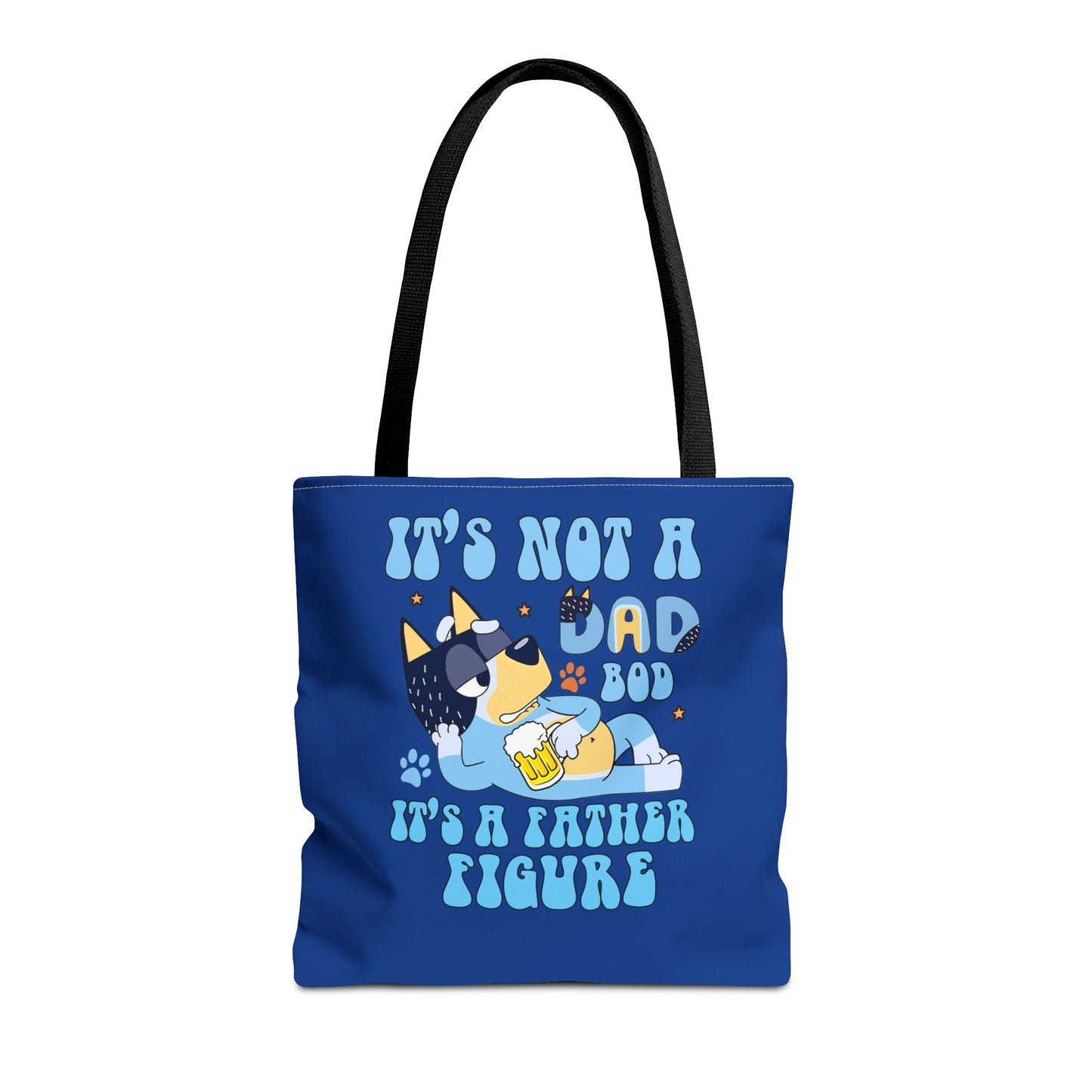Princess Grace Funny Father Figure Tote Bag Perfect Gift for Dads