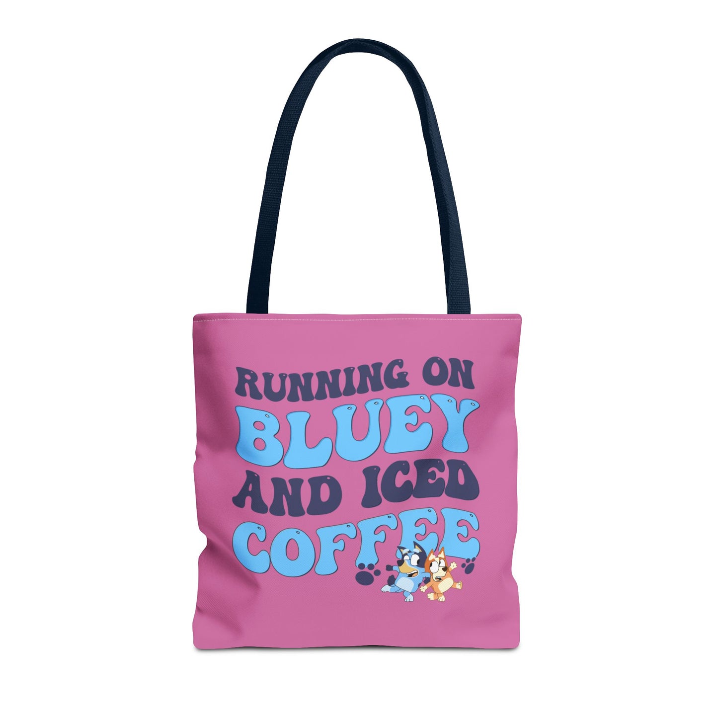 Princess Grace Cute Bluey Coffee Tote Bag Perfect for Dog Lovers & Coffee Enthusiasts