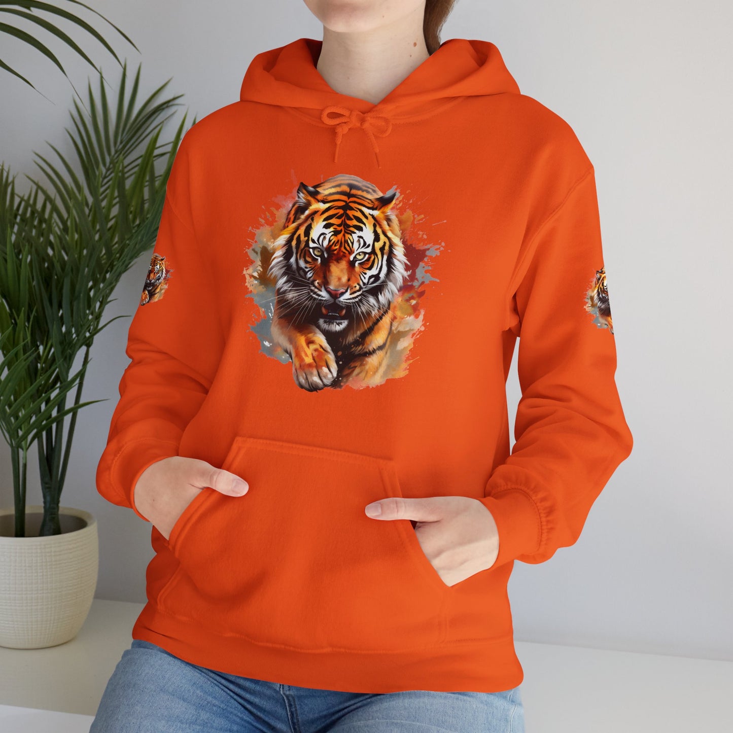 Princess Grace Fierce Tiger Graphic Unisex Heavy Blend Hoodie