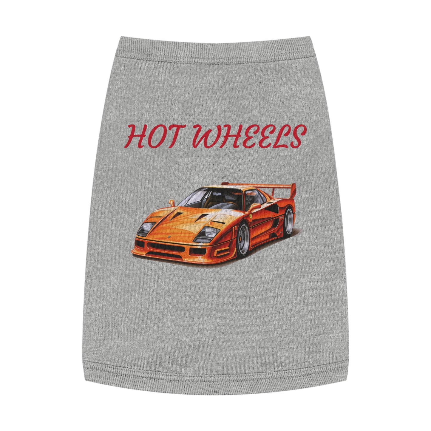 Princess Grace Hot Wheels Cool Car Pet Tank Top Design for Stylish Pets