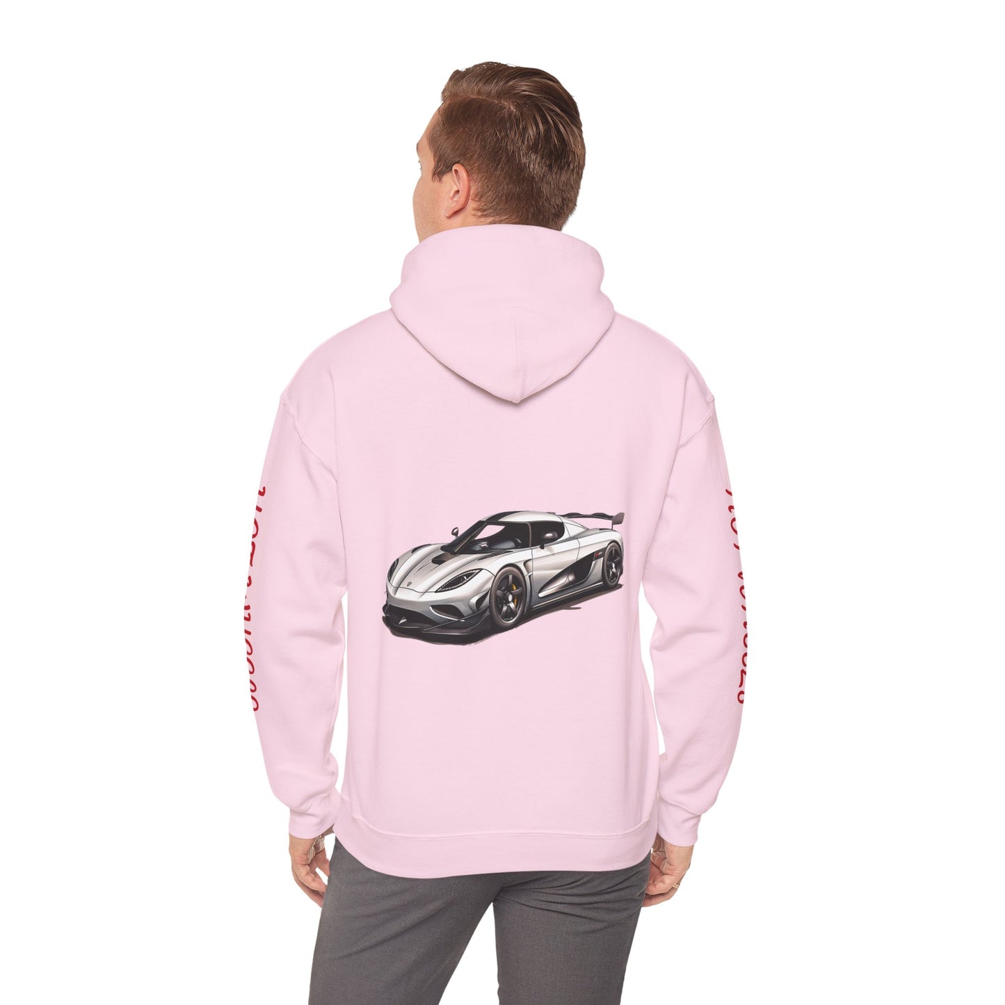 Princess Grace Hot Wheels Car Sweatshirt Unisex Heavy Blend Hoodie for Automotive Enthusiasts